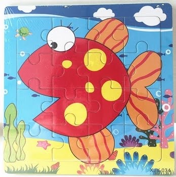 Wooden Jigsaw puzzle - 1 pc random design will be shipped - EKT2400