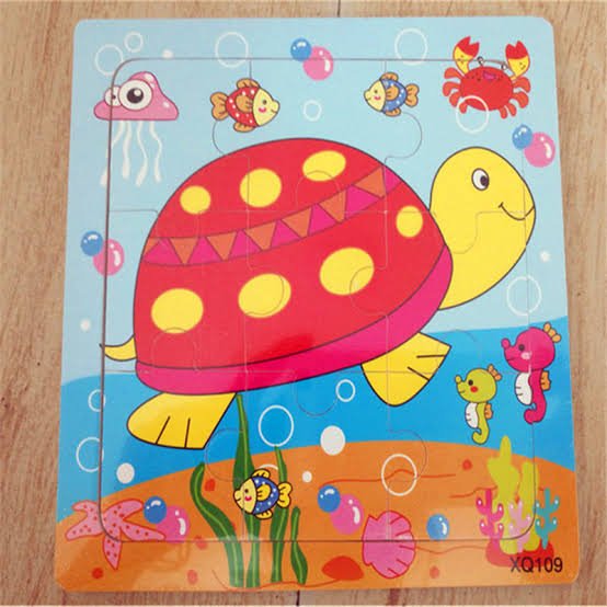 Wooden Jigsaw puzzle - 1 pc random design will be shipped - EKT2400