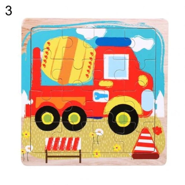 Wooden Jigsaw puzzle - 1 pc random design will be shipped - EKT2400