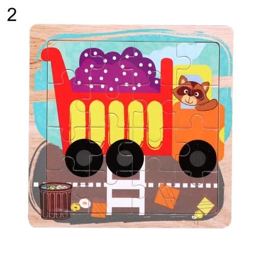 Wooden Jigsaw puzzle - 1 pc random design will be shipped - EKT2400