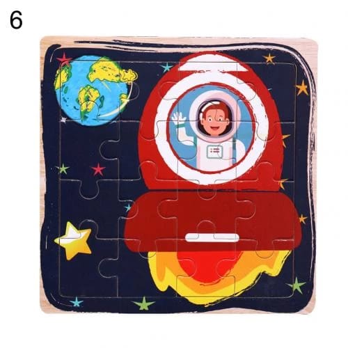 Wooden Jigsaw puzzle - 1 pc random design will be shipped - EKT2400