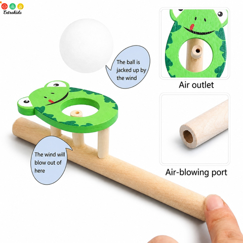 Blow Pipe Ball Game | Fun Breathing Exercise for Kids (One Random Design Shipped)