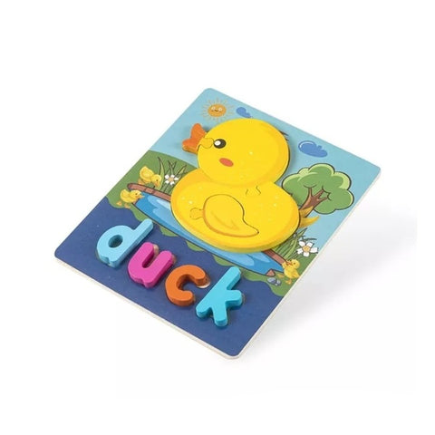 Wooden Zigsaw Puzzle Duck  - EKT2617