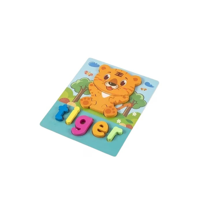 Wooden Zigsaw Puzzle Tiger - EKT2625