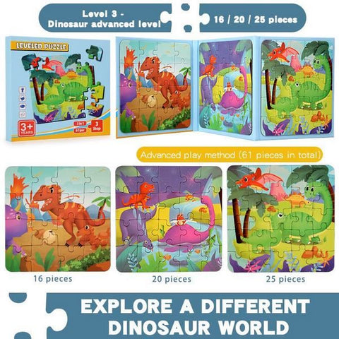 Leveled Puzzle Dino D2 - EKT2630