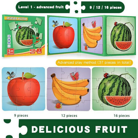 Leveled Puzzle Fruits - EKT2633