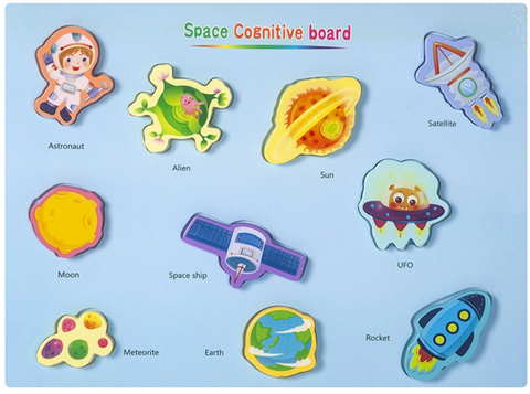 Wooden Cognitive board Space - EKT2639