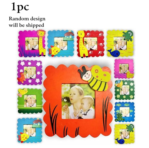 Wooden photo frame 1pc random design will be shipped - EKT2698