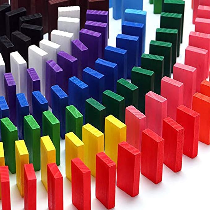Wooden domino 100pcs - EKT2835