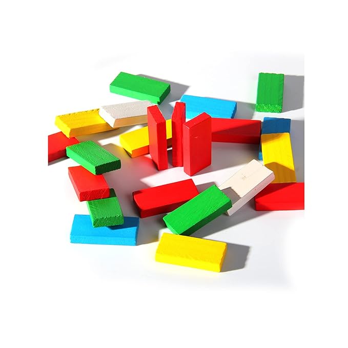 Wooden domino 100pcs - EKT2835