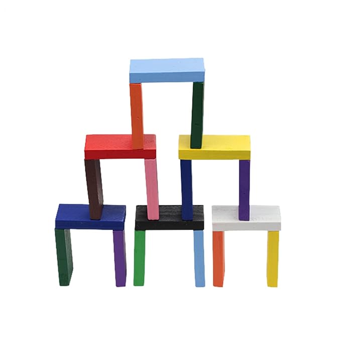 Wooden domino 100pcs - EKT2835