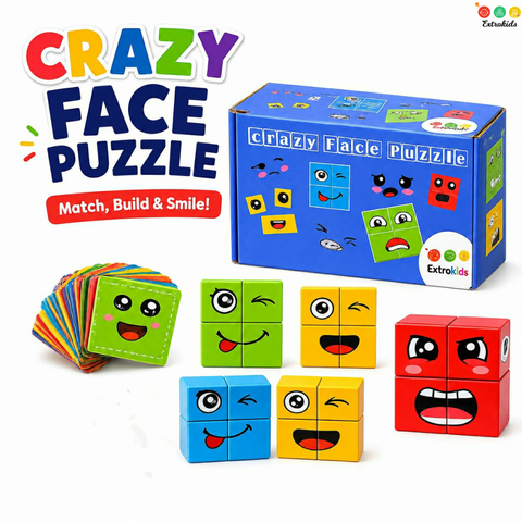 Face Change Wooden Rubik's Cube | Builds Motor Skills