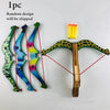 Wooden Bow and Arrow Set | Outdoor Archery (One Random Design Shipped)