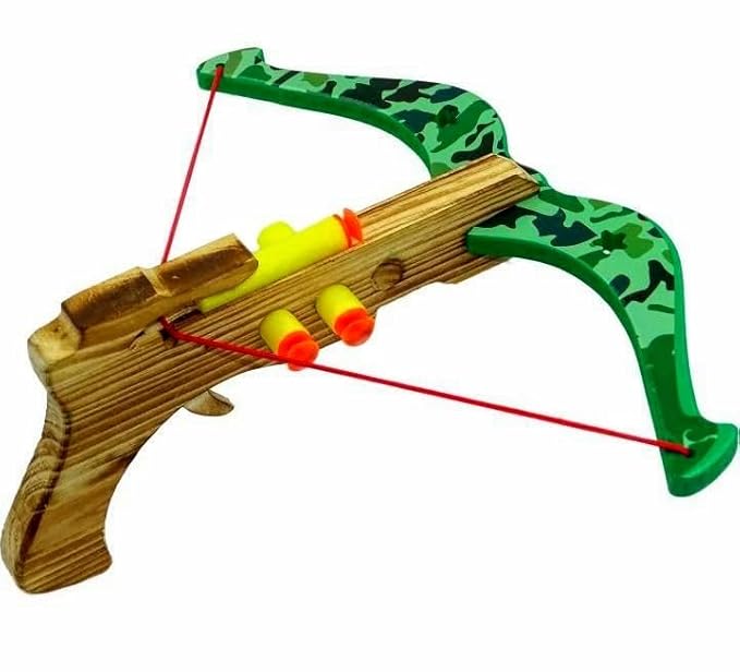 Wooden Bow and Arrow Set | Outdoor Archery (One Random Design Shipped)