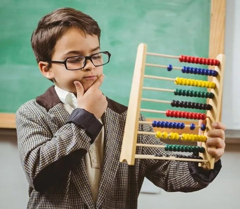 Wooden Abacus for Kids - Educational Math Toy for Toddlers & Preschoolers