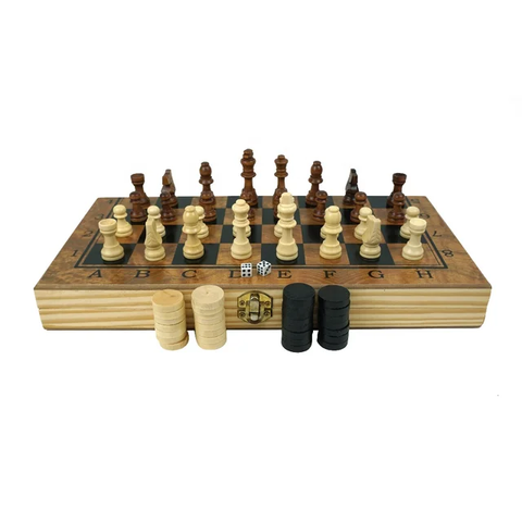 Wooden Chess 3 In 1 - EKT3195