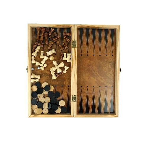 Wooden Chess 3 In 1 - EKT3195