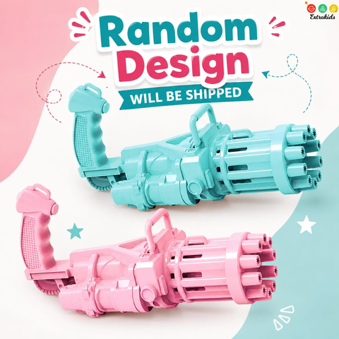 Bubble Gun | Fun Bubble Shooter for Outdoor Play (One Random Color Shipped)