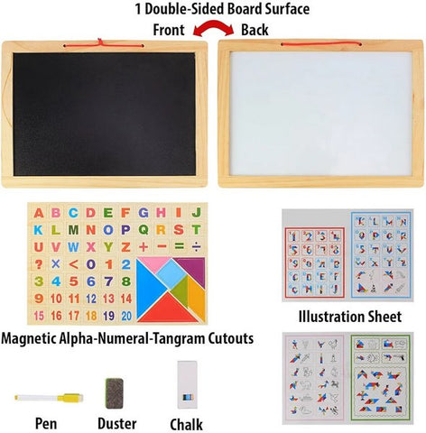 Wooden Magnetic Slate - EKT3215