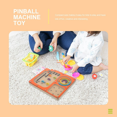 Wooden Pin Ball Game Big - EKT3219