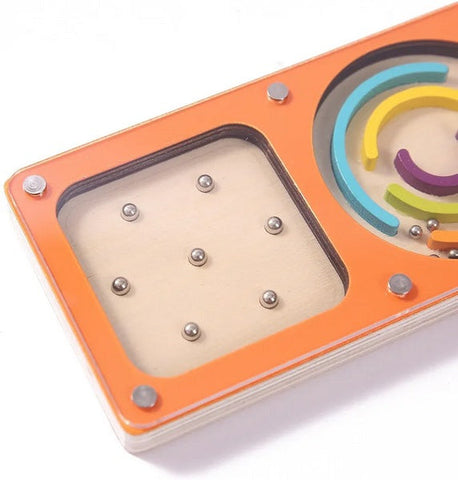 Wooden Pin Ball Game Small 1Pc Random Design Will Be Shipped - EKT3220