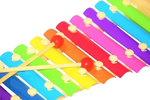 Wooden Xylophone with 12 Notes – Colorful Musical Instrument for Early Learning