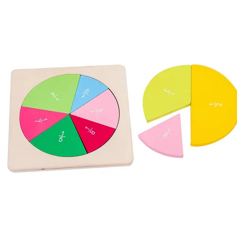 Wooden Fraction Puzzle - EKT3251