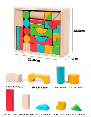 Wooden Building Blocks - EKT3254