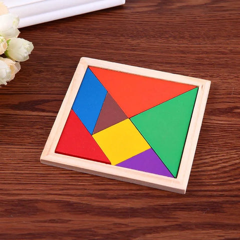 Wooden Tangram Puzzle for Kids | Boosts Cognitive & Motor Skills