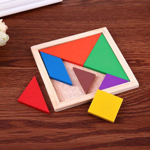 Wooden Tangram Puzzle for Kids | Boosts Cognitive & Motor Skills