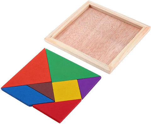 Wooden Tangram Puzzle for Kids | Boosts Cognitive & Motor Skills