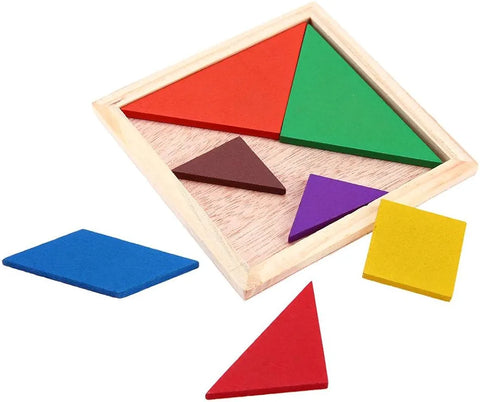 Wooden Tangram Puzzle for Kids | Boosts Cognitive & Motor Skills