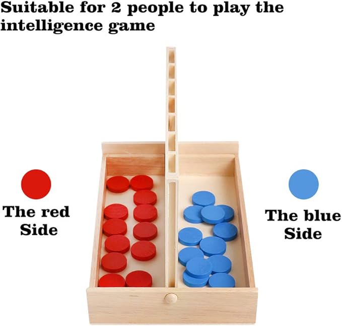 Wooden Connect 4 Game – Classic Strategy Game for Kids & Families