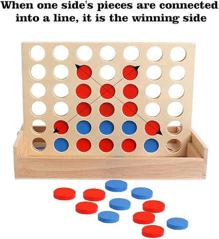 Wooden Connect 4 Game - EKT3268