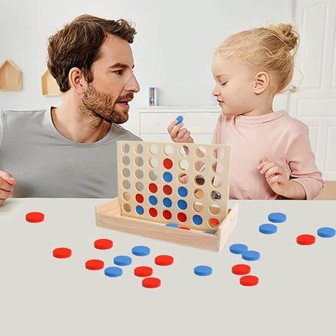 Wooden Connect 4 Game - EKT3268