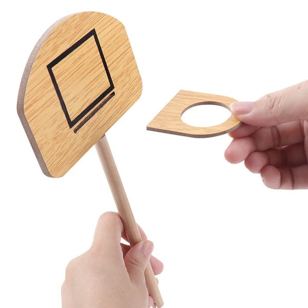 Wooden Tabletop Basketball Game