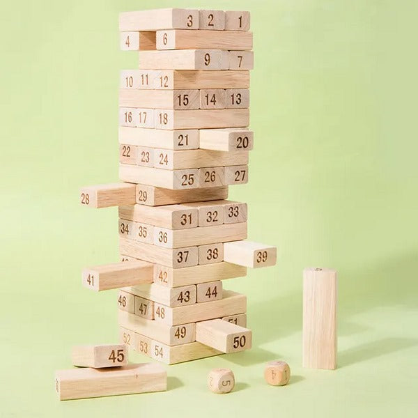 Tumbling Tower Blocks Plain Jumbo - EKT3274