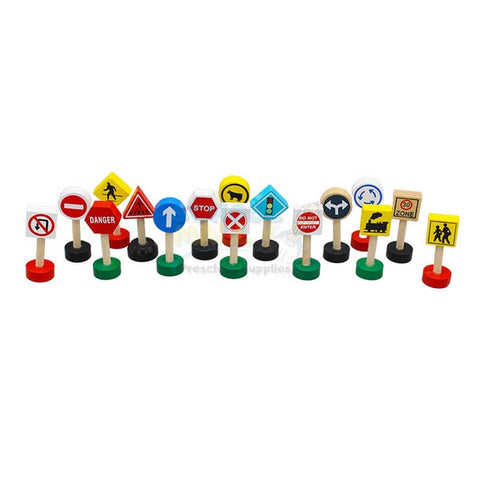 Wooden Trafic Education Mini Sign Boards - EKT3280