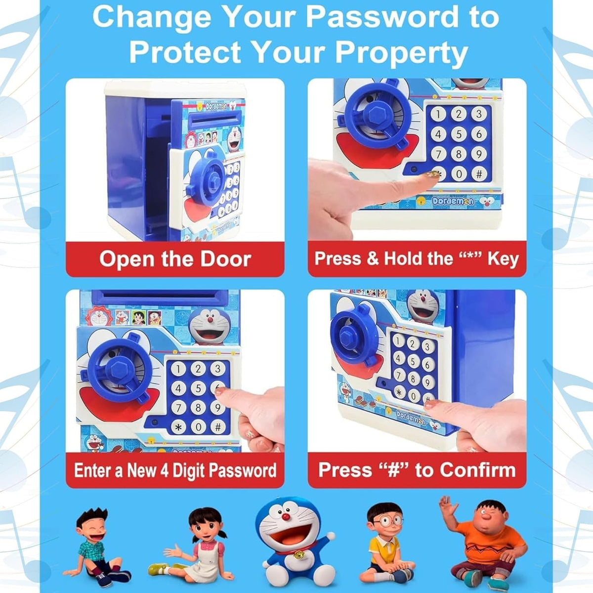 ATM Money Bank for Kids 1pc Random Design Will Be Shipped