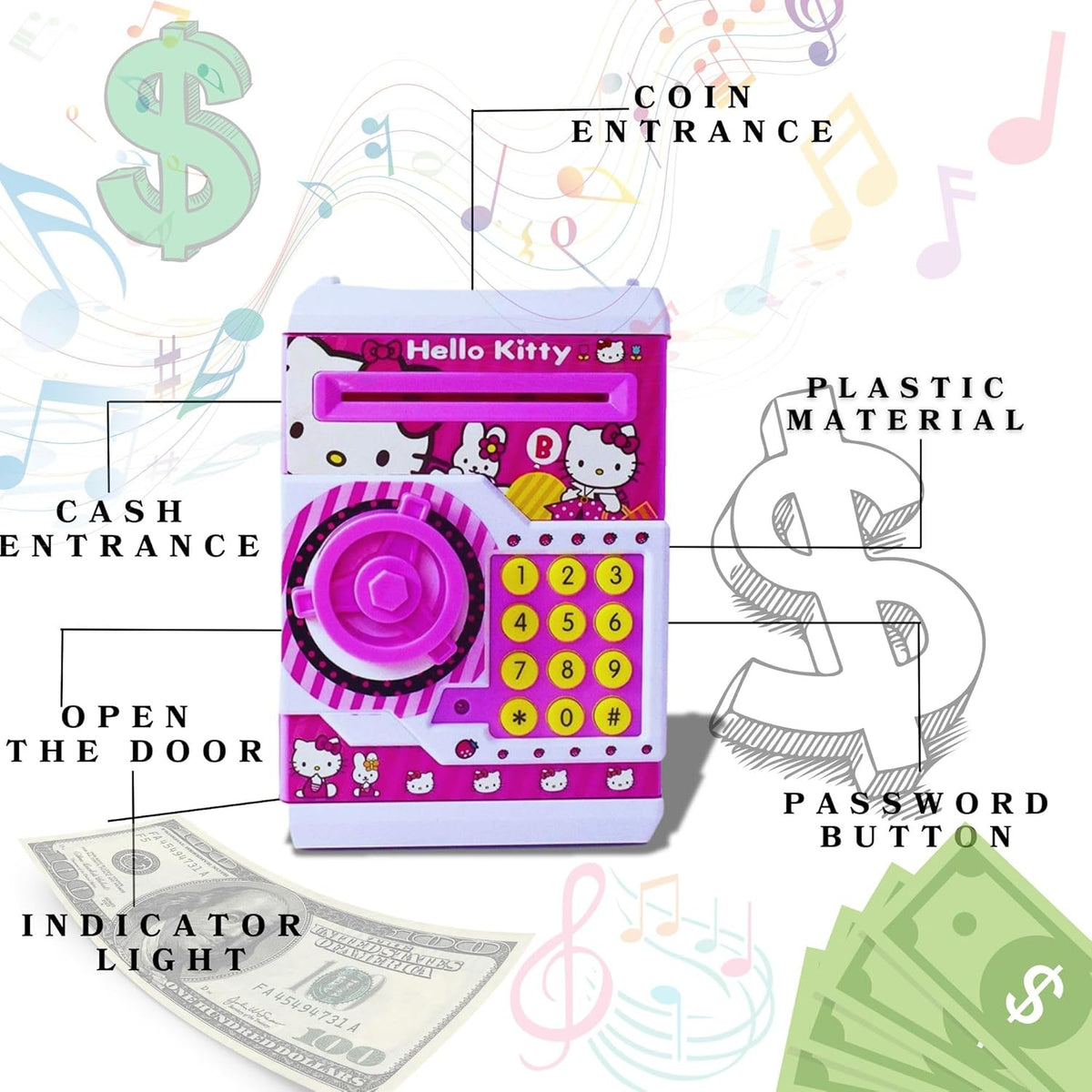 ATM Money Bank for Kids 1pc Random Design Will Be Shipped