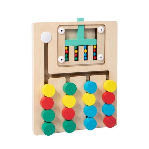 Wooden Color Sorter 4X And Maze - EKT3286