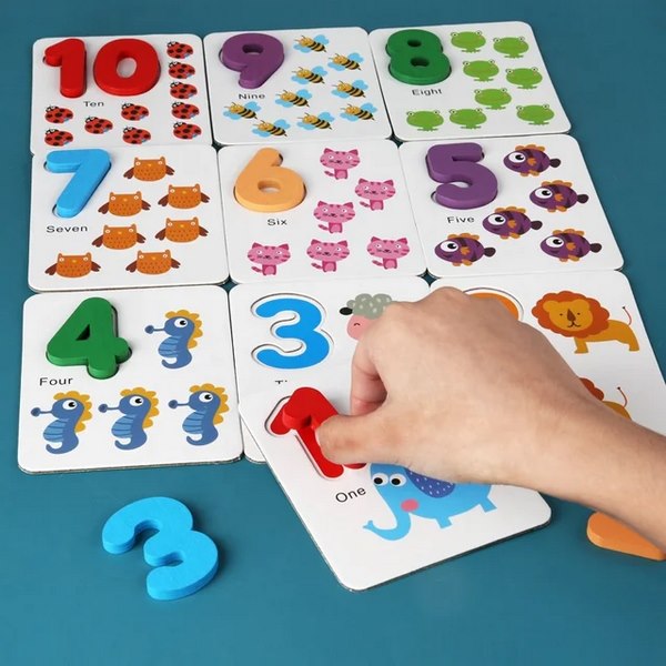 Wooden Spelling And Mathematics Game  - EKT3296