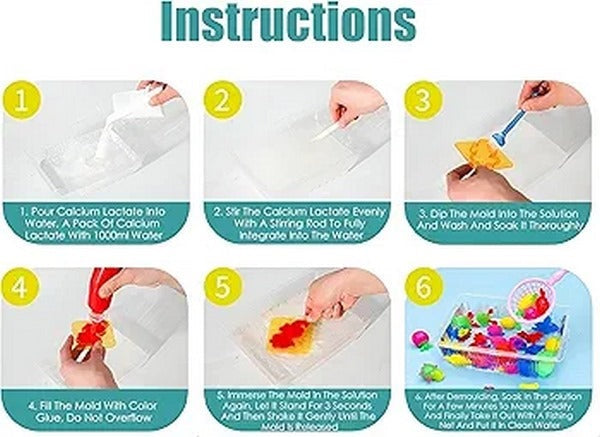 3 Color Water Jelly Game 1Pc Random Design Will Be Shipped Without Storage Box- EKT3299
