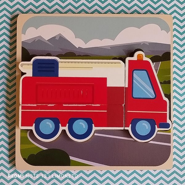 Wooden Chunky Jigsaw Puzzle 1Pc Random Design Will Be Shipped - EKT3386