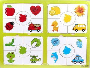 Wooden Color Matching Puzzle - EKT3305