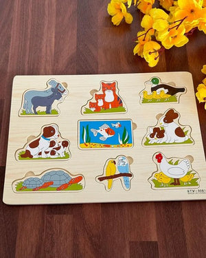Wooden Animals Puzzle - EKT3306