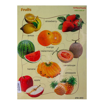 Wooden Fruits Puzzle - EKT3308