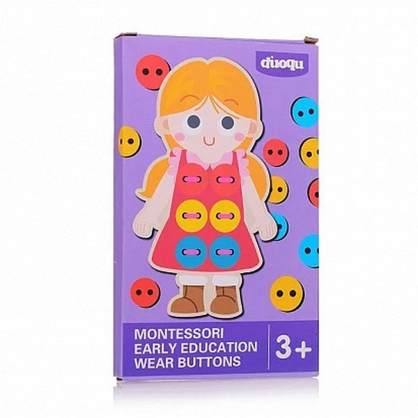 Wooden Girl Shirt Lacing Board - EKT3322