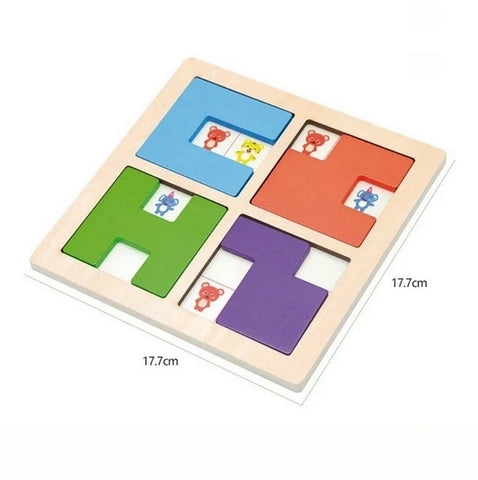 Wooden Animal Maze Logic Game 1Pc Will Be Shipped - EKT3324