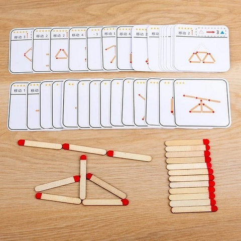 Wooden Mathstick Men - EKT3328